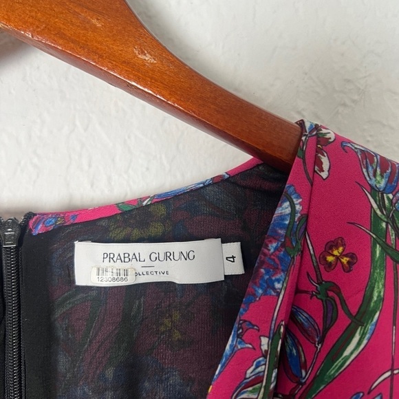 Prabal Gurung Floral Print Mini Dress - Picture 6 of 9